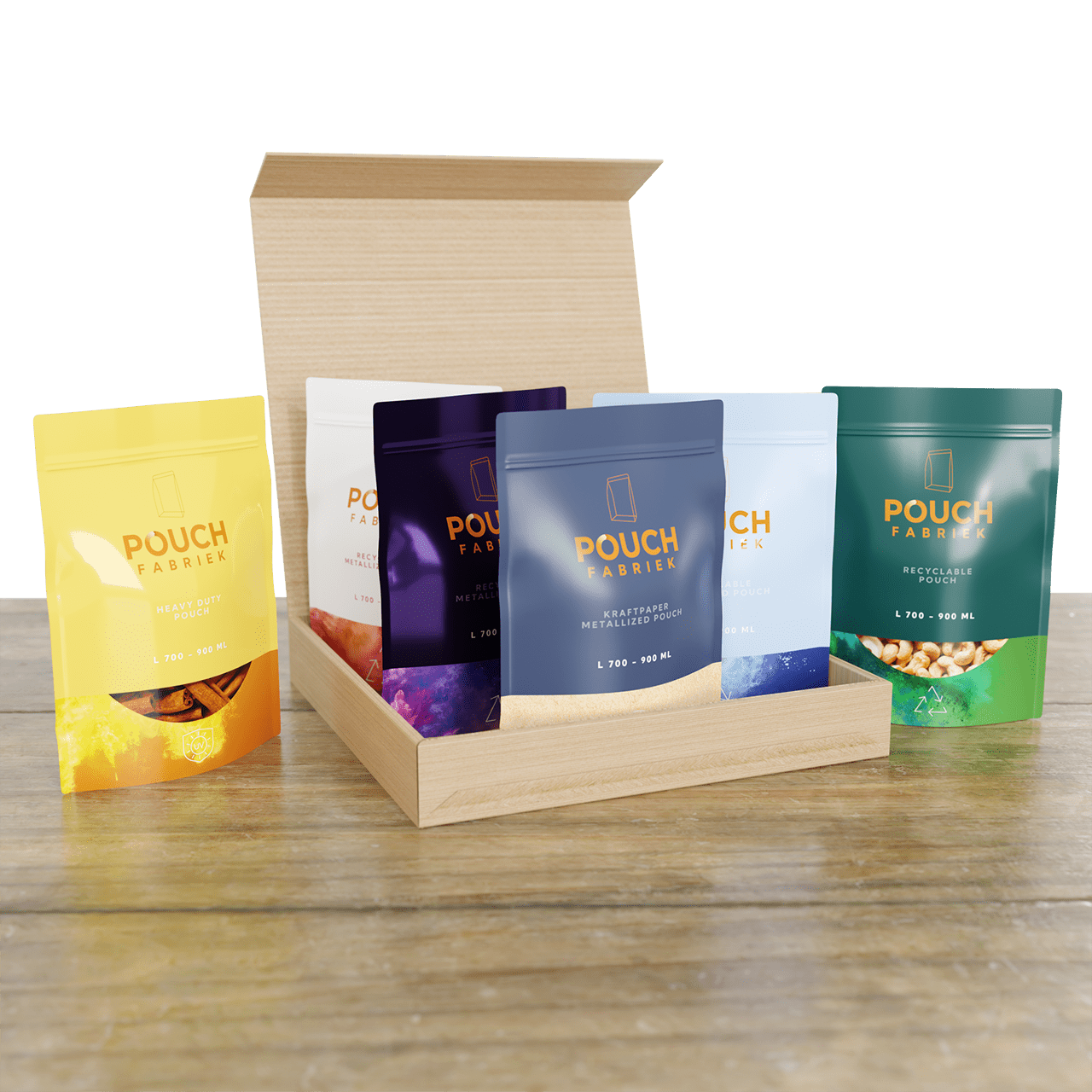 Beutelverpackungen – Musterbox